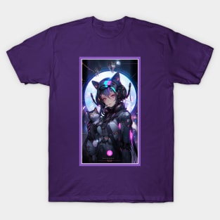 Anime Cat Girl | Quality Anime Artwork | Manga Anime Art T-Shirt